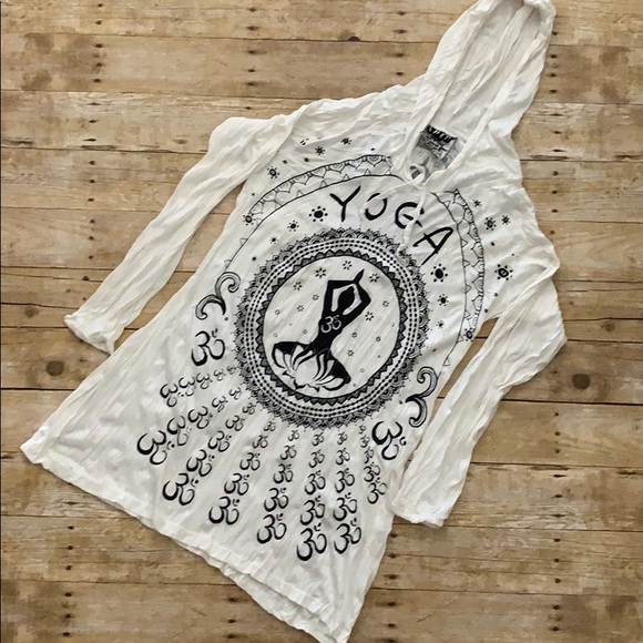 Sure Dresses & Skirts - Yoga Long Sleeve Dress With Hoodie